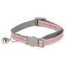 KERBL Reflective Collar with Safe Lock for Cat 10mm, Pink.