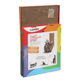 Multifunctional cardboard scratching pad for cats 96x34,5 cm. Multifunctional cardboard scratching pad for cats 96x34,5 cm.